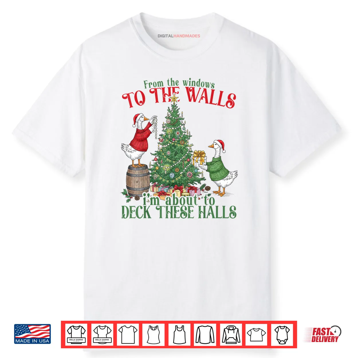 From The Windows to The Walls I’m About to Deck These Halls Shirt From The Windows to The Walls I’m About to Deck These Halls Shirt