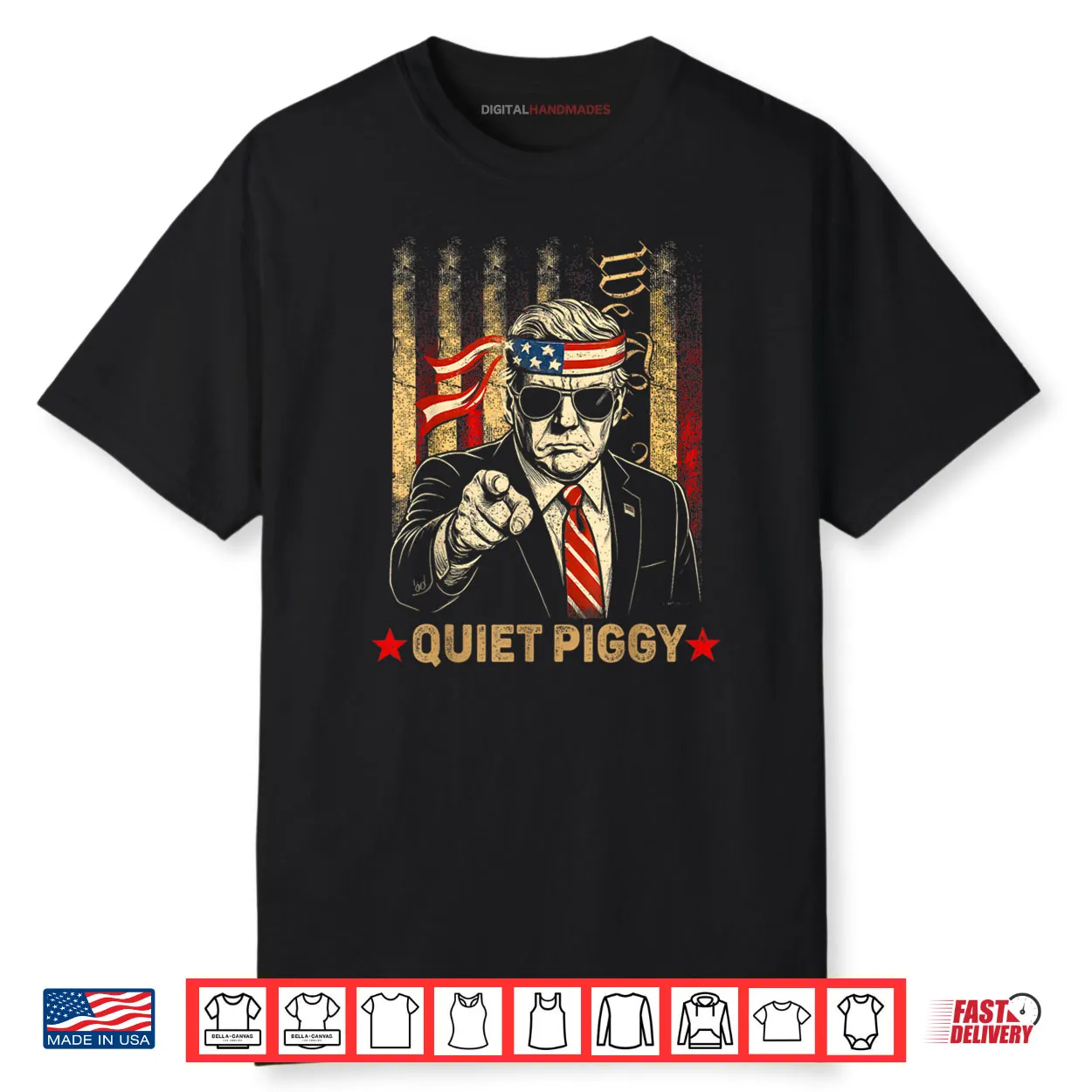 Funny Quiet Piggy Shirt Funny Quiet Piggy Shirt