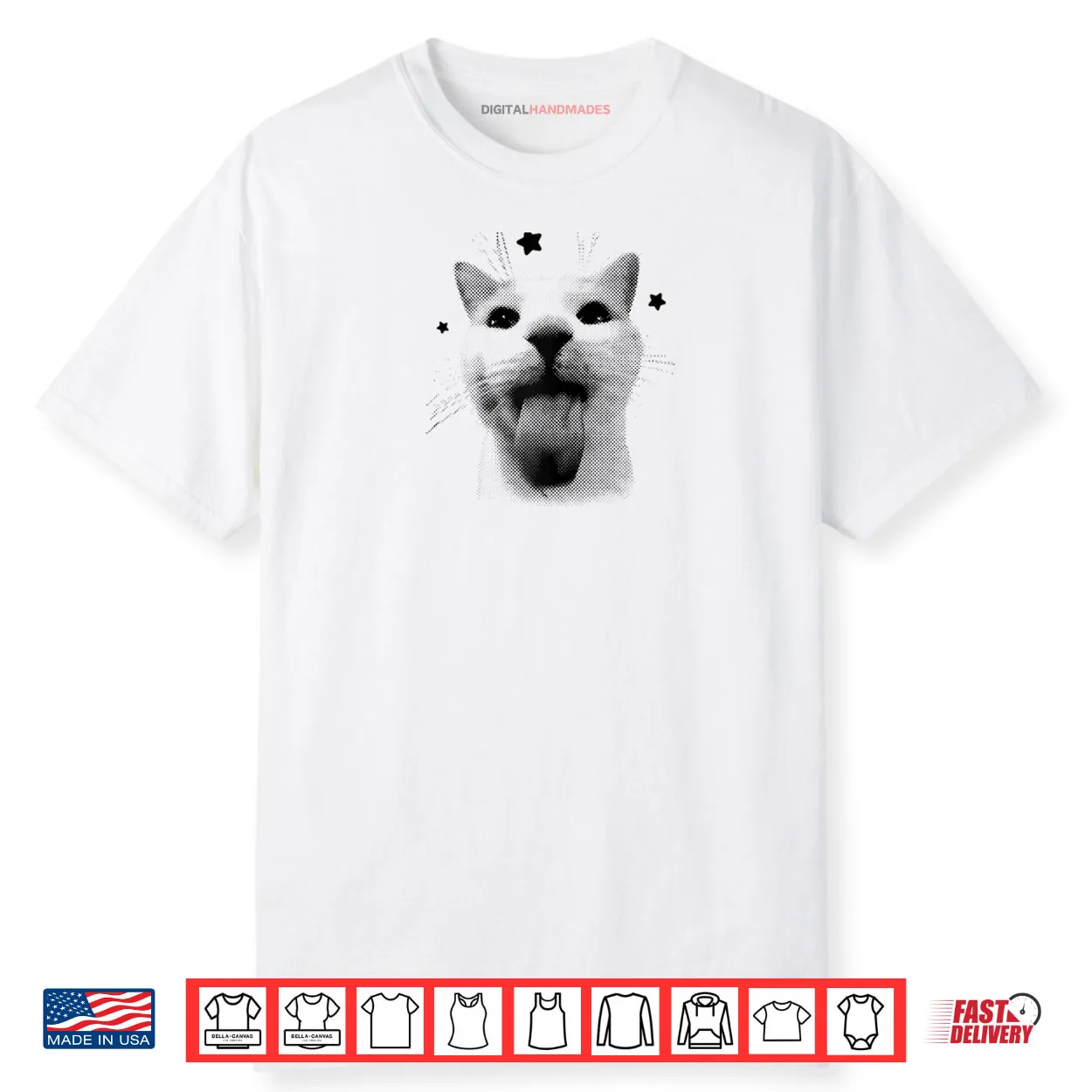 Funny Y2k Cat Silly Cats 90s Retro Kitten for Cat Lovers Shirt Funny Y2k Cat Silly Cats 90s Retro Kitten for Cat Lovers Shirt