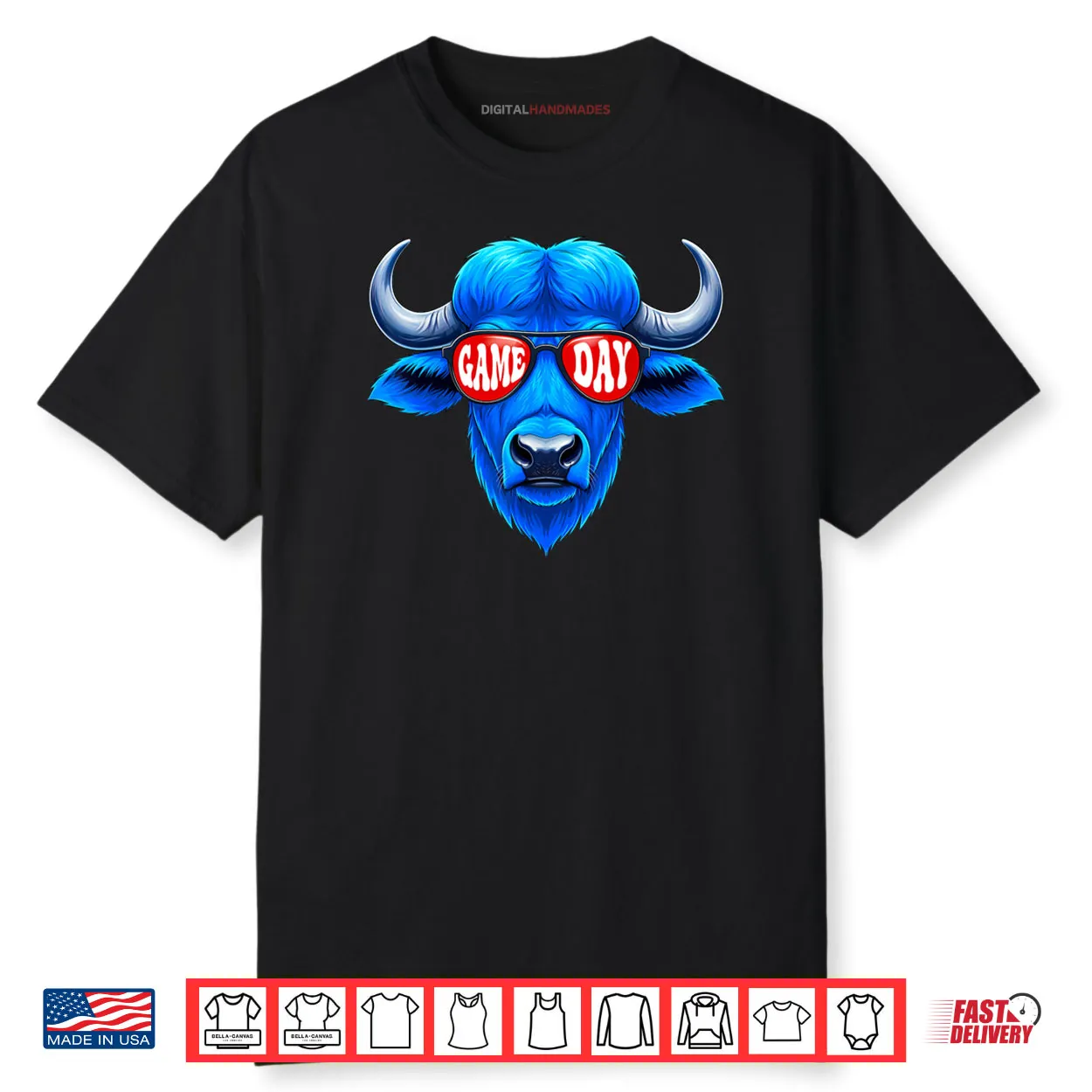 Game Day Buffalo with Sunglasses Shirt Game Day Buffalo with Sunglasses Shirt