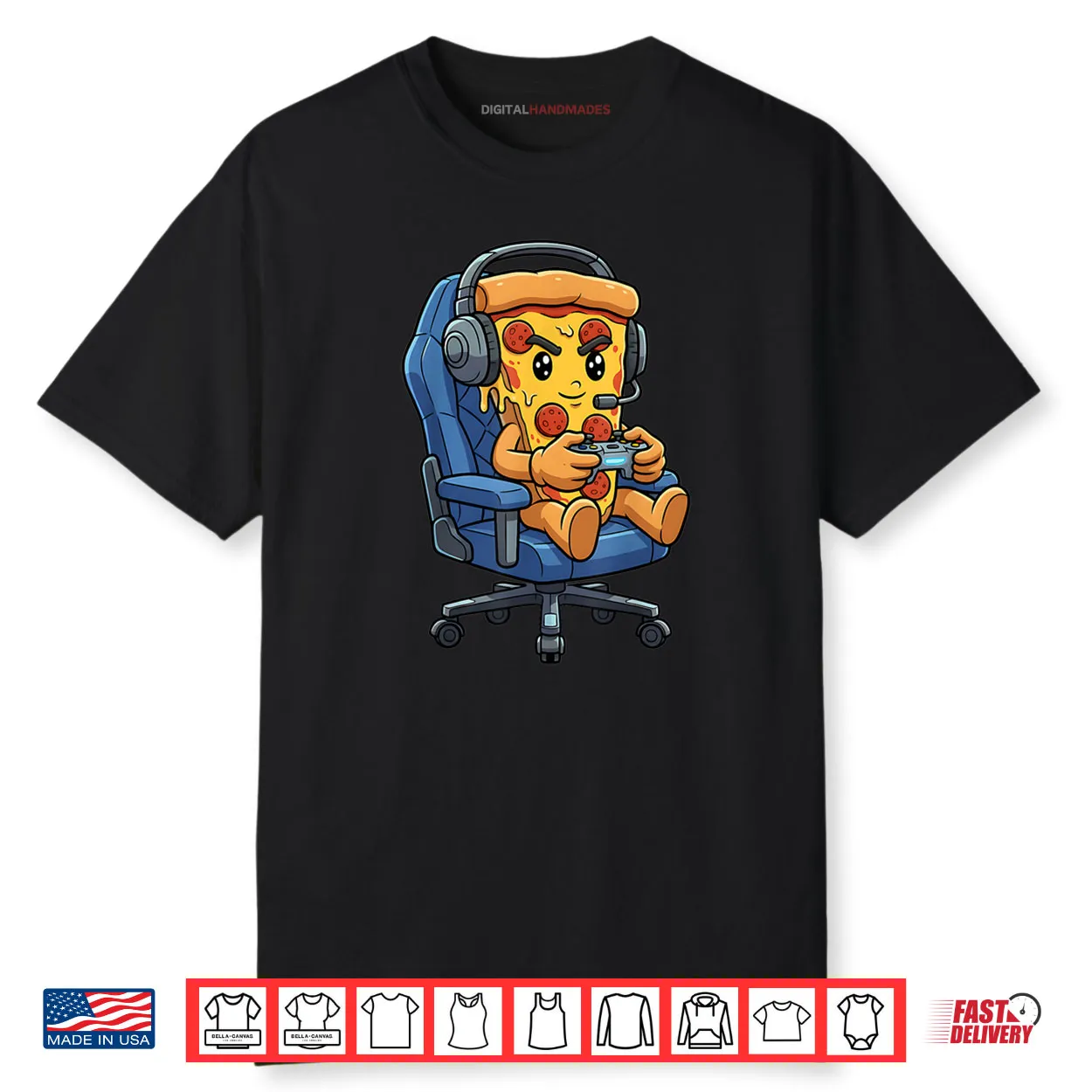Gamer Pizza Gaming Video Game Enthusiast Shirt Gamer Pizza Gaming Video Game Enthusiast Shirt