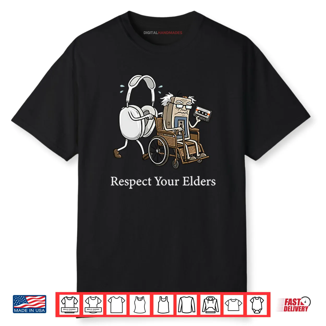 Gaming & Tech Focus Respect Your Elders Shirt Gaming & Tech Focus Respect Your Elders Shirt