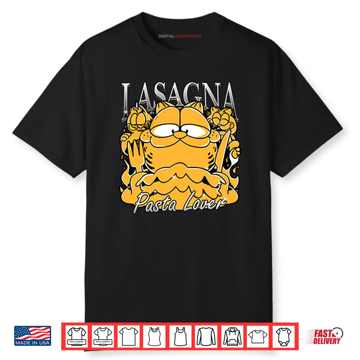 Garfield Lasagna Pasta Lover Shirt Garfield Lasagna Pasta Lover Shirt