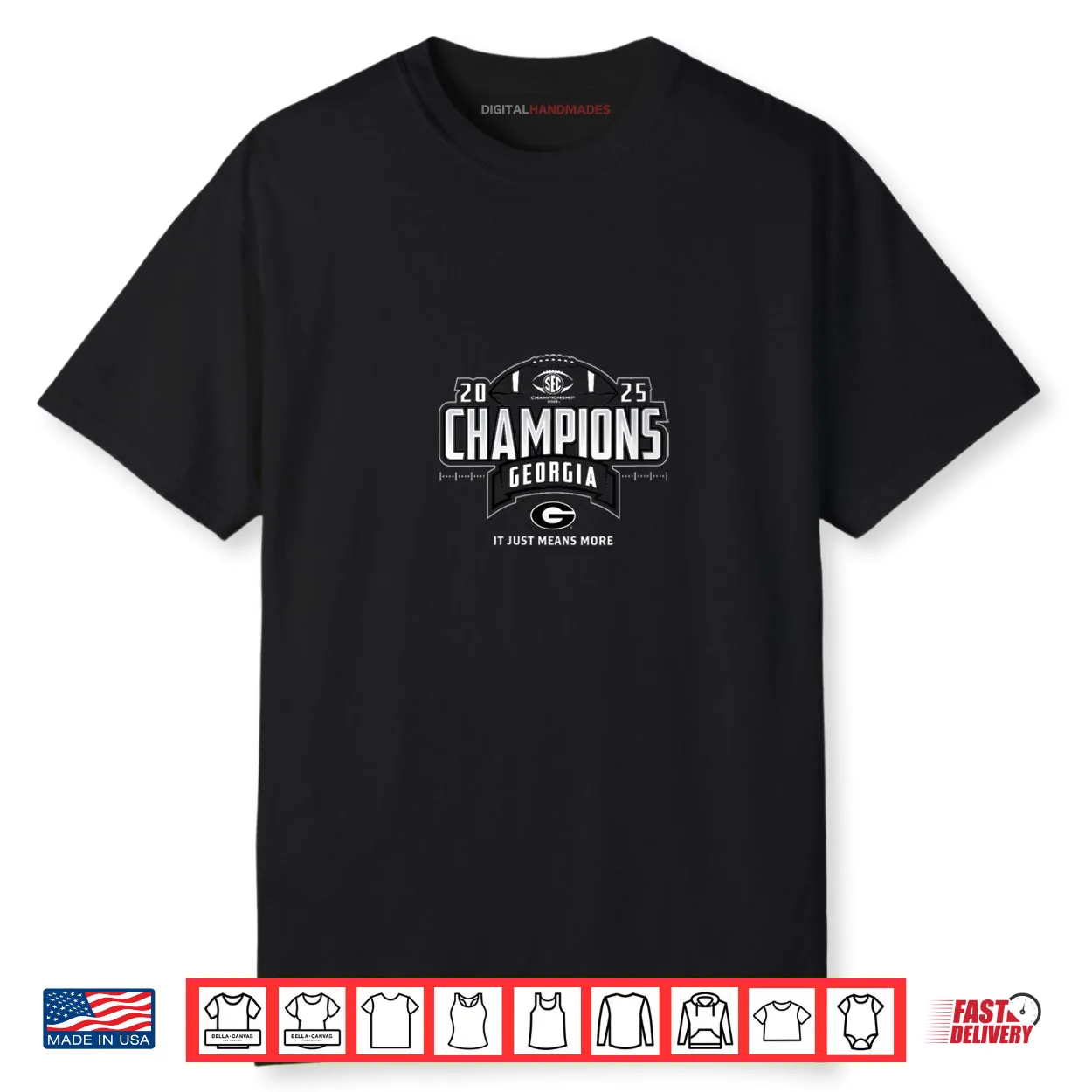 Georgia Bulldogs SEC Champs 2025 Football Locker Room Shirt Georgia Bulldogs SEC Champs 2025 Football Locker Room Shirt