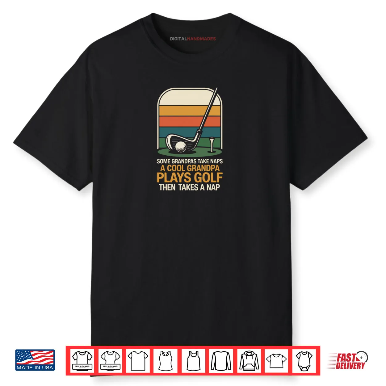 Golf Retro Vintage Some Grandpas Take Naps A Cool Grandpa Shirt Golf Retro Vintage Some Grandpas Take Naps A Cool Grandpa Shirt