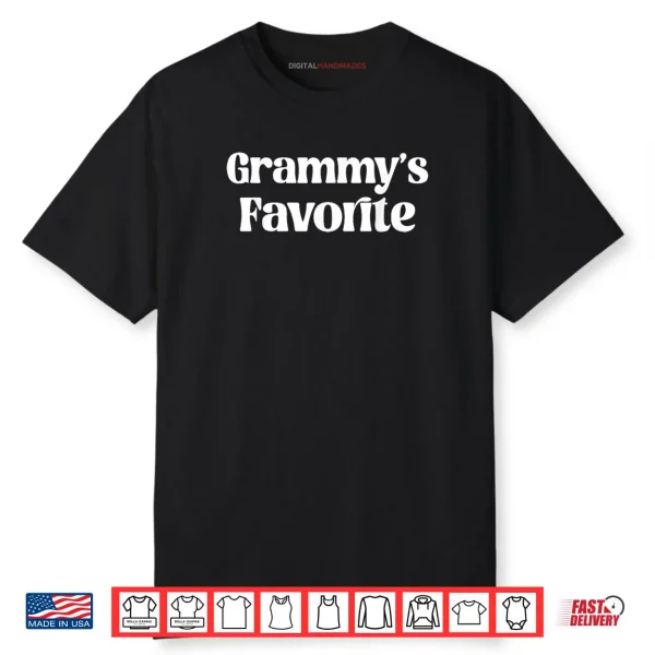 Grammy’s Favorite Grandparent Grandchild Vintage Shirt
