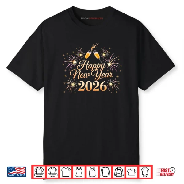 Happy New Year 2026 Party Shirt
