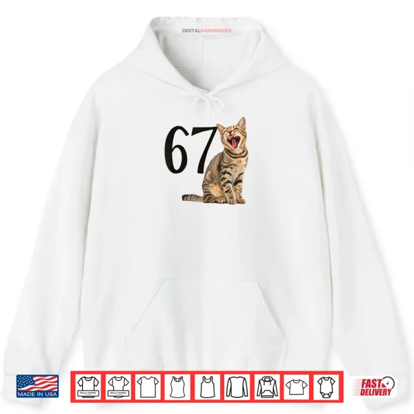 67 Laughing Cat Meme Shirt 2 Hoodie 67 Laughing Cat Meme Shirt