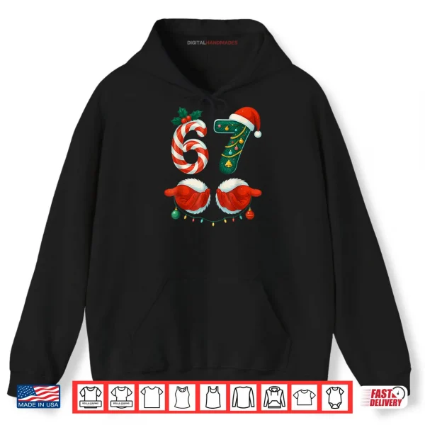 67 Six Seven Couple Pajamas Christmas Shirt 2 Hoodie 67 Six Seven Couple Pajamas Christmas Shirt