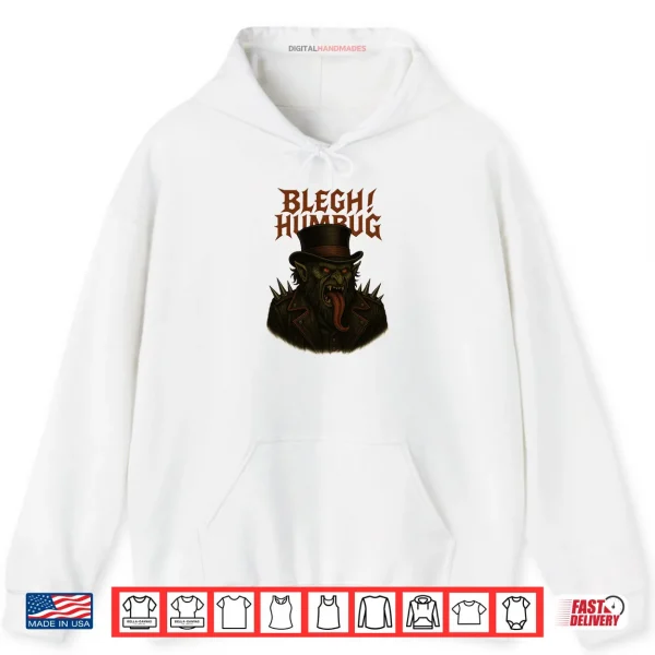 Hoodie Blegh Humbug Heavy Metal Christmas Shirt