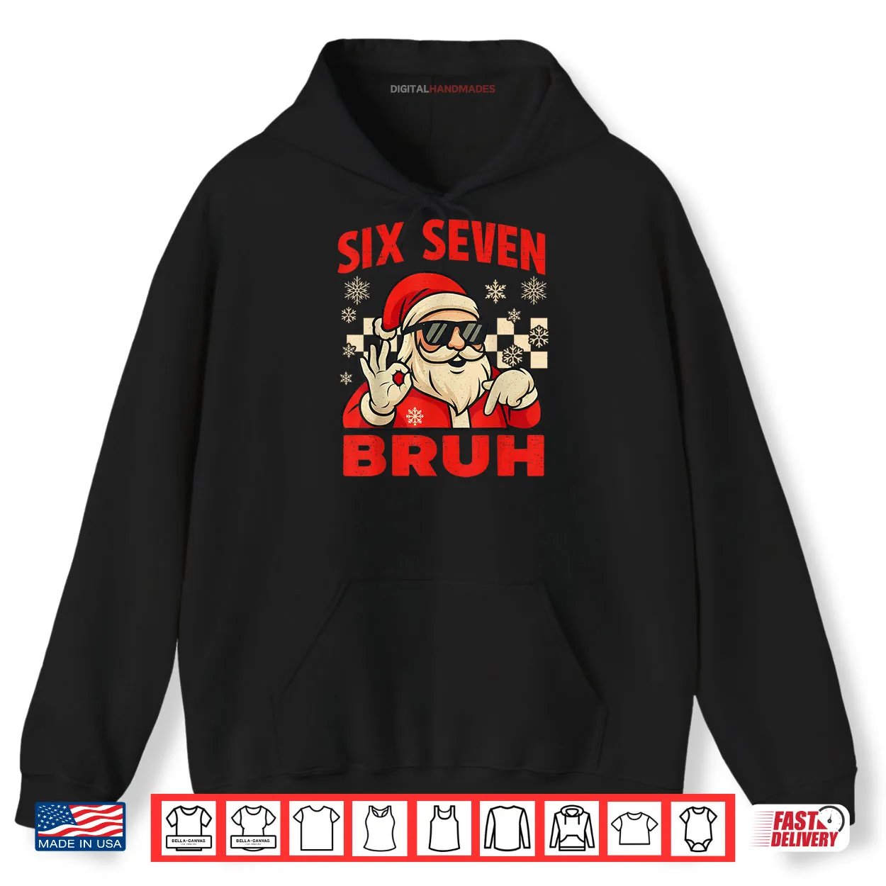 Bruh 6 7 Santa Christmas Checkered 67 Xmas Shirt Bruh 6 7 Santa Christmas Checkered 67 Xmas Shirt