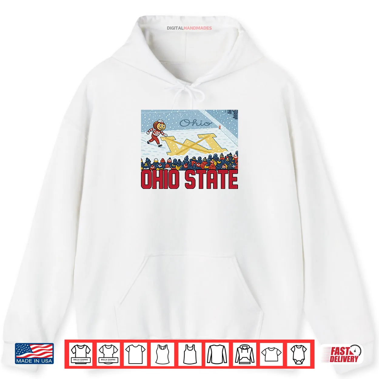 Brutus Ohio State Snow Fan Football Shirt Brutus Ohio State Snow Fan Football Shirt