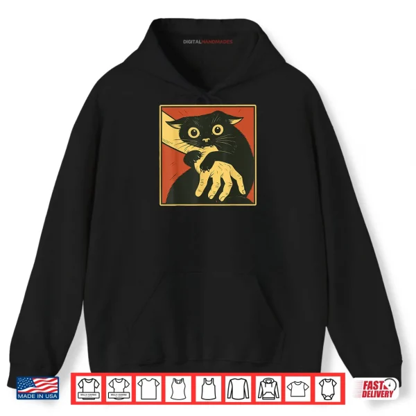Cat Bite Horror Cat Lover Cat Bite Hand Cad Dad Mom Shirt 2 Hoodie Cat Bite Horror Cat Lover Cat Bite Hand Cad Dad Mom Shirt