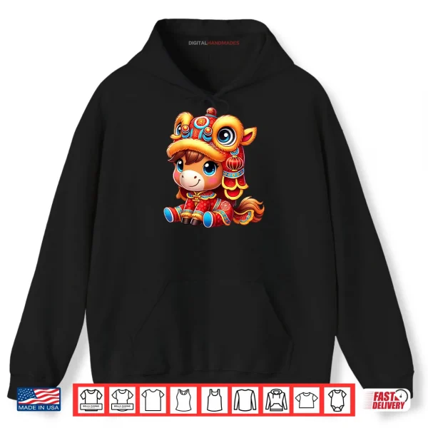 Hoodie Chinese New Year of The Horse 2026 Lunar Shirt
