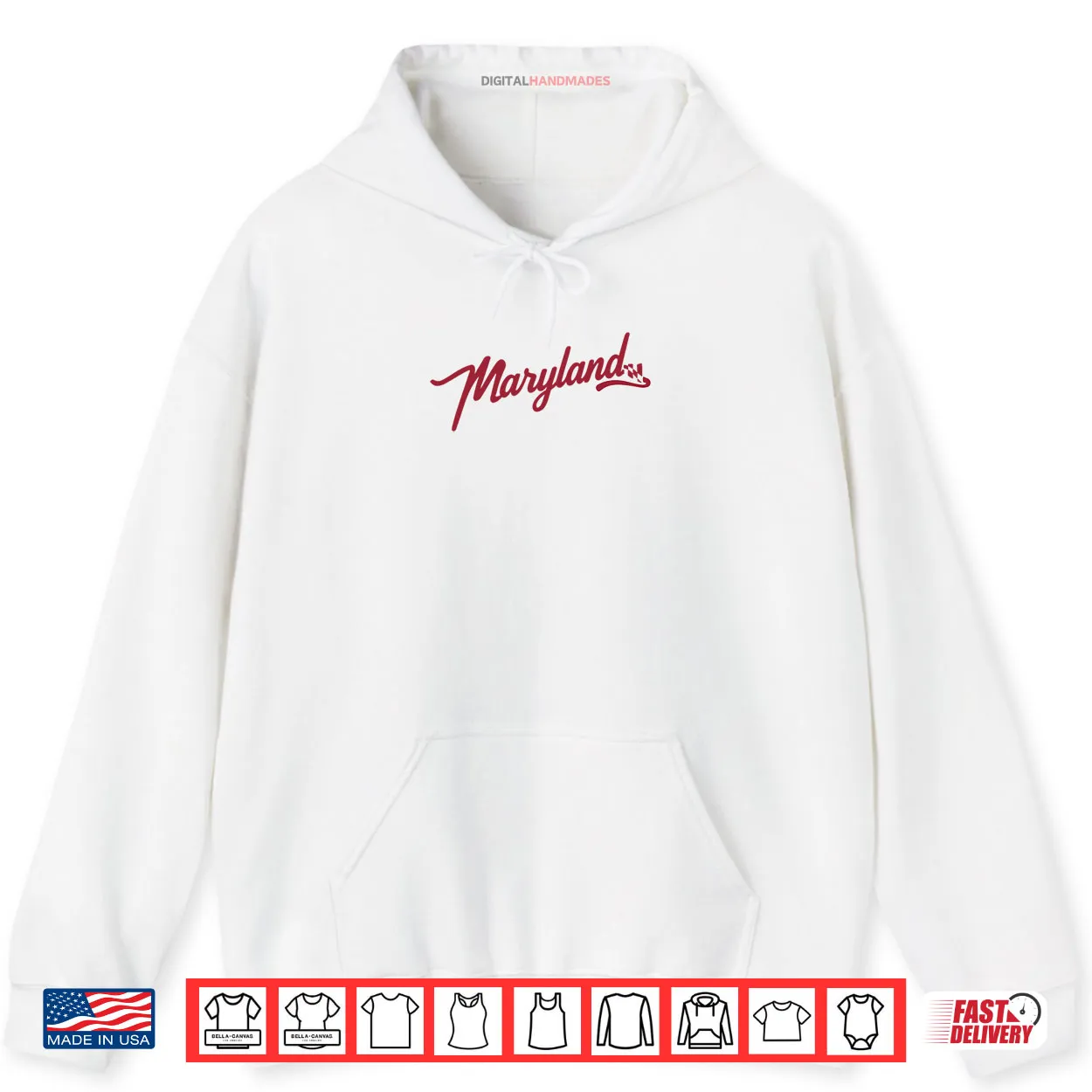 Classic Maryland Flag Script Shirt Classic Maryland Flag Script Shirt