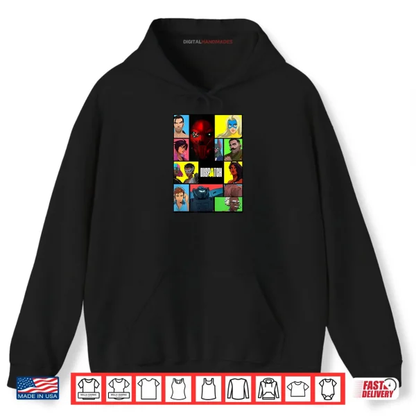 Hoodie Dispatch Video Game Collage Shirt