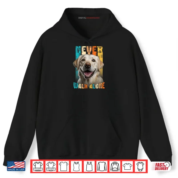 Dog Walker Labrador Retro Shirt 2 Hoodie Dog Walker Labrador Retro Shirt 1