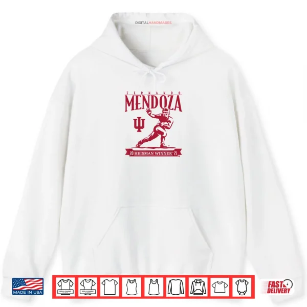 Fernando Mendoza Heisman Trophy Indiana Football Shirt 2 Hoodie Fernando Mendoza Heisman Trophy Indiana Football Shirt