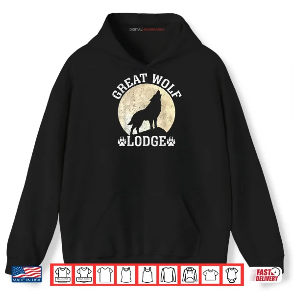 Hoodie Great Wolf Lodge Lovers Outdoor Adventure Enthusiast Shirt