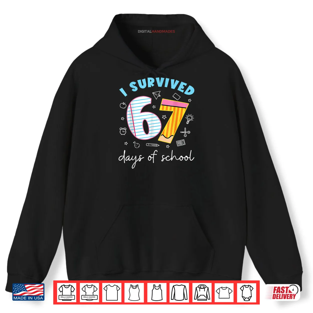 I Survived 67 Days of School Funny Meme Teacher Student Shirt I Survived 67 Days of School Funny Meme Teacher Student Shirt