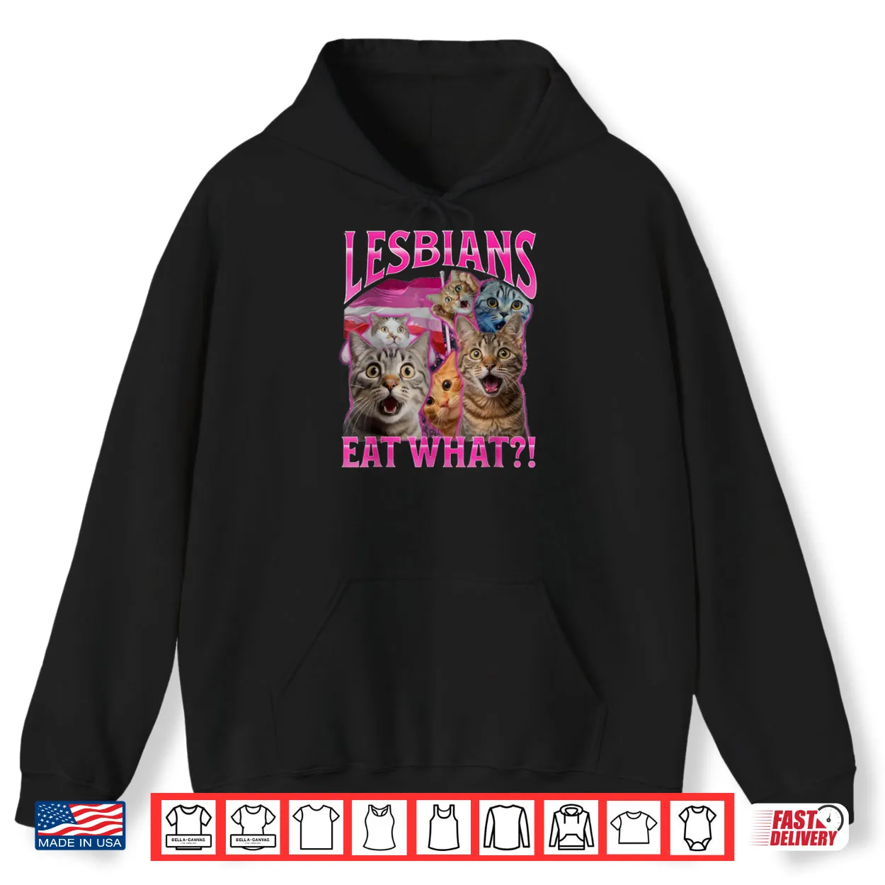 Lesbians Eat What Funny Cat Rude Shirt Lesbians Eat What Funny Cat Rude Shirt