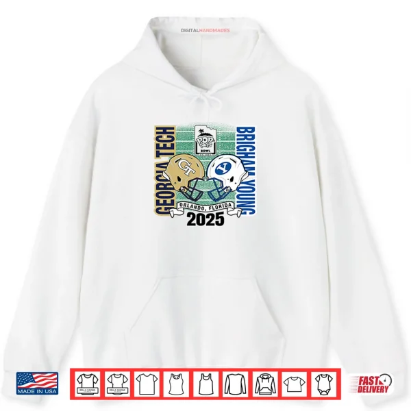 Hoodie Pop Tart Bowl Georgia Tech Brigham Young Orlando Florida 2025 Shirt