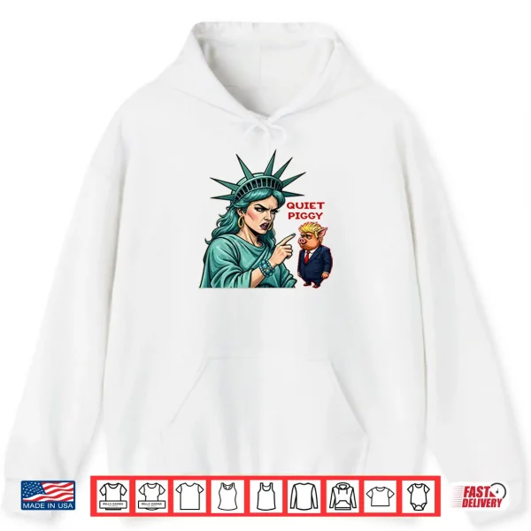 Quiet Piggy Liberty Shirt 2 Hoodie Quiet Piggy Liberty Shirt
