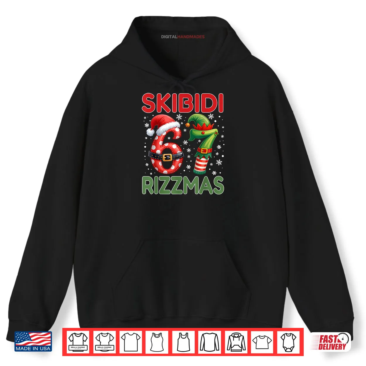 Skibidi Rizzmas 67 Christmas Six Seven Xmas Shirt Skibidi Rizzmas 67 Christmas Six Seven Xmas Shirt