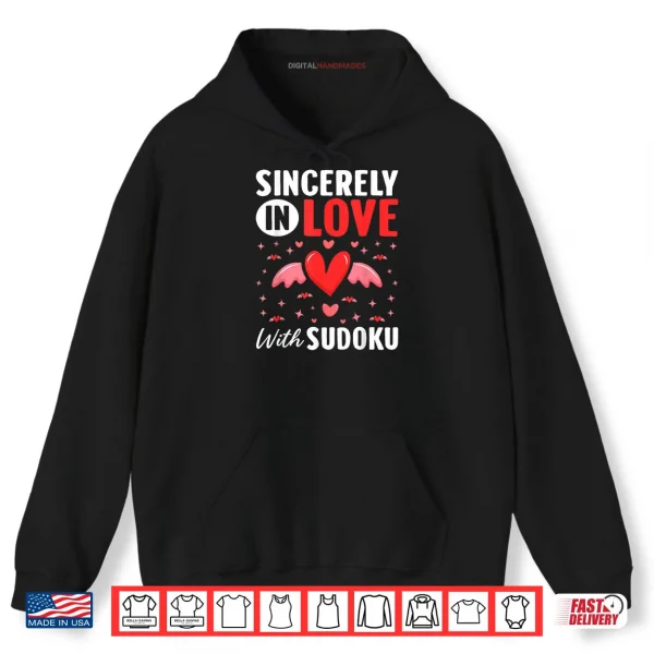 Hoodie Sudoku Puzzle Design for Logic Game Fans Shirt