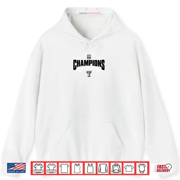 Texas Tech Red Raiders Big 12 Champs 2025 Shirt 2 Hoodie Texas Tech Red Raiders Big 12 Champs 2025 Shirt