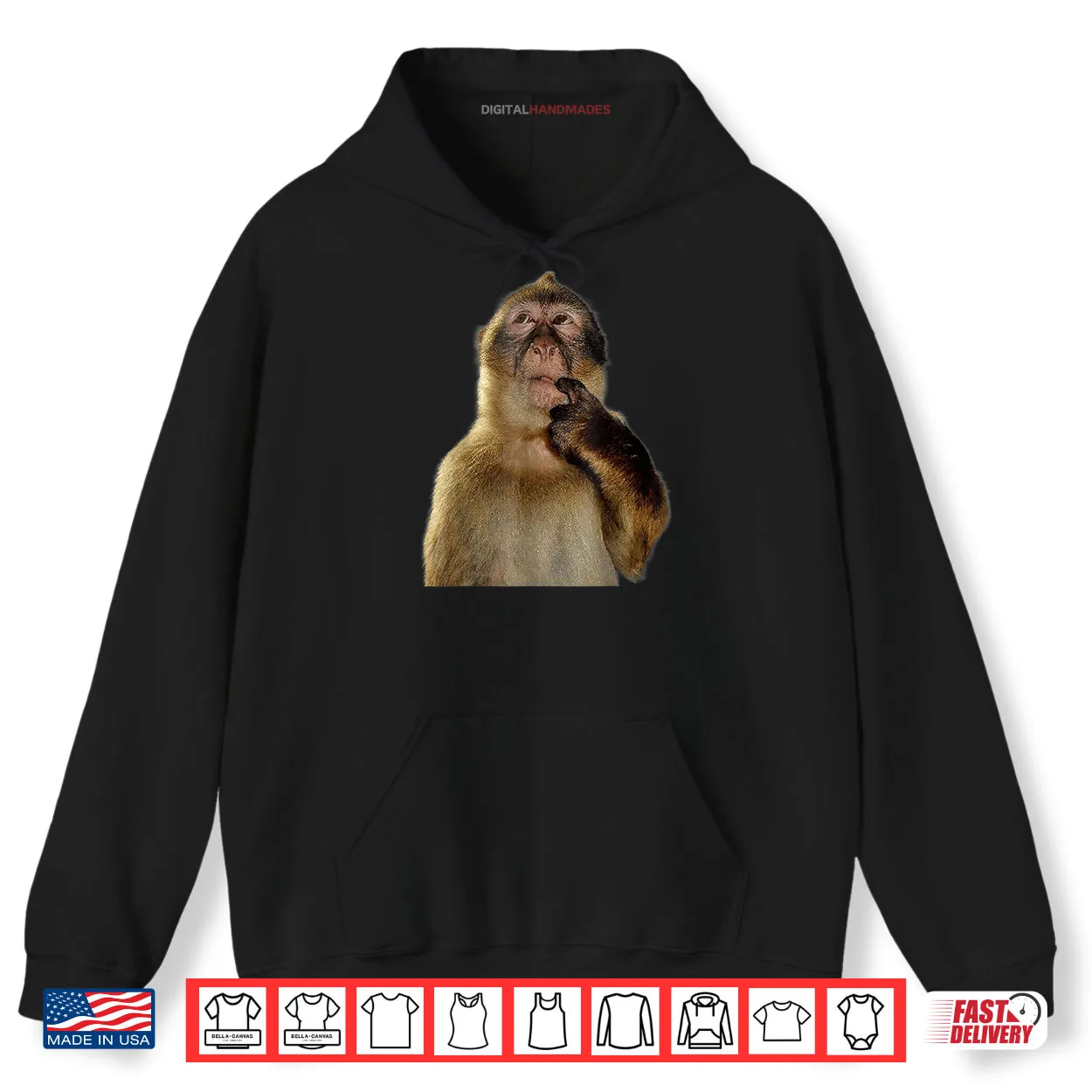 Thinking Monkey Meme Cute Shirt Thinking Monkey Meme Cute Shirt