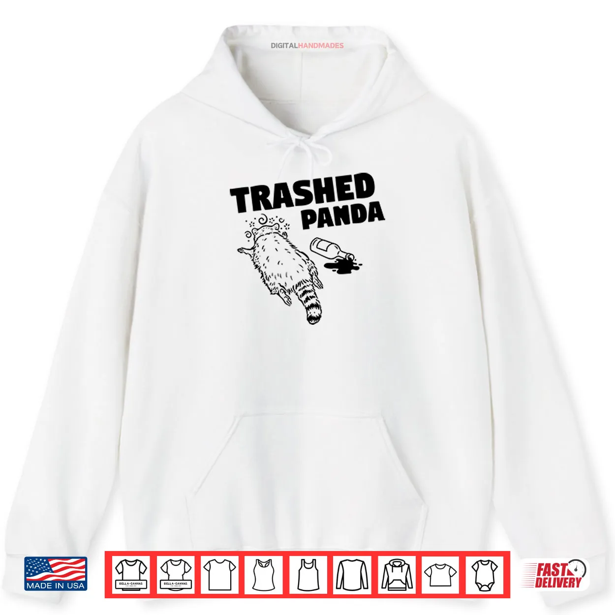 Trashed Panda Raccoon Gets Drunk Shirt Trashed Panda Raccoon Gets Drunk Shirt