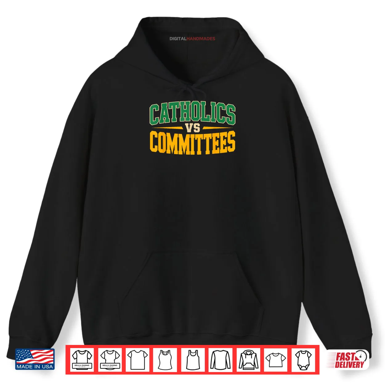 Trendy Sarcastic Saying Catholics Vs Committees Shirt Trendy Sarcastic Saying Catholics Vs Committees Shirt