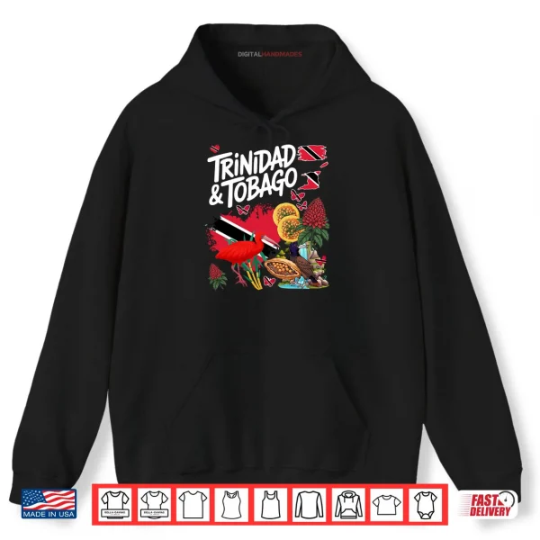 Hoodie Trinidad Flag Trinidad Tobago Culture Shirt