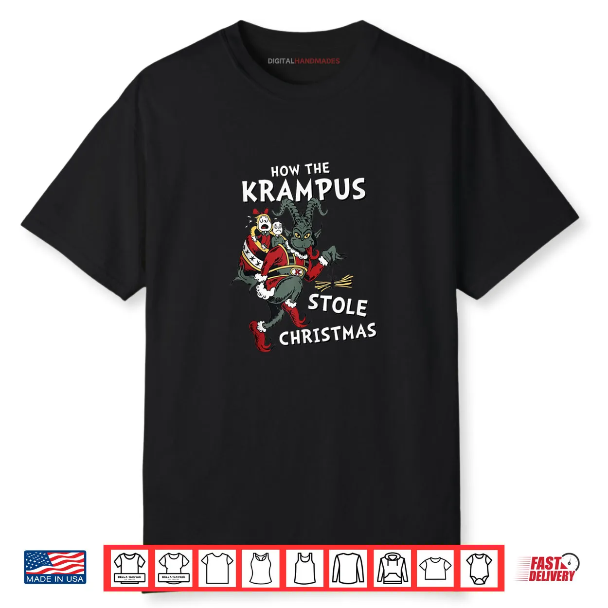 How The Krampus Stole Christmas Shirt How The Krampus Stole Christmas Shirt