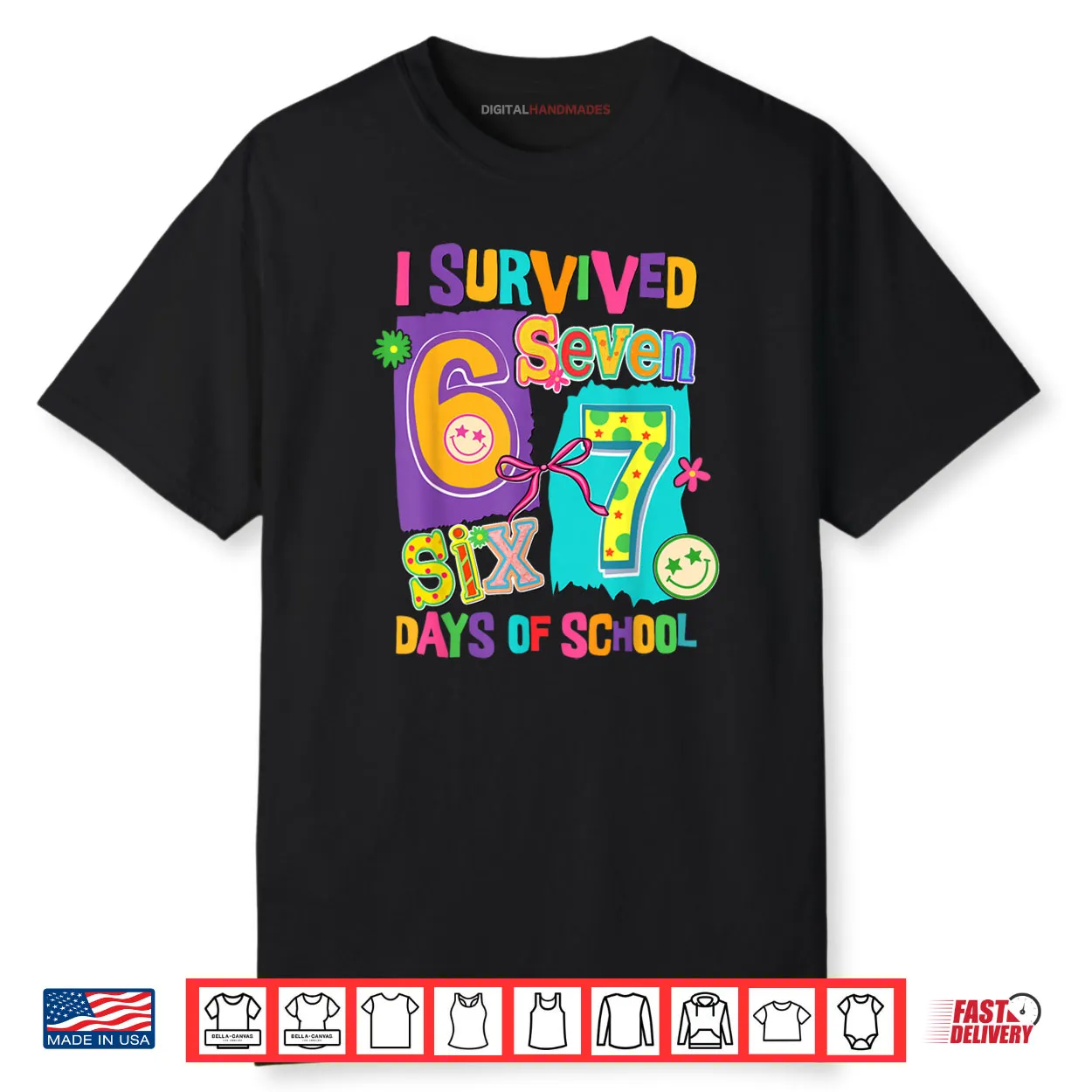 I Survived 67 Days of School Funny Women Teacher Student Shirt I Survived 67 Days of School Funny Women Teacher Student Shirt