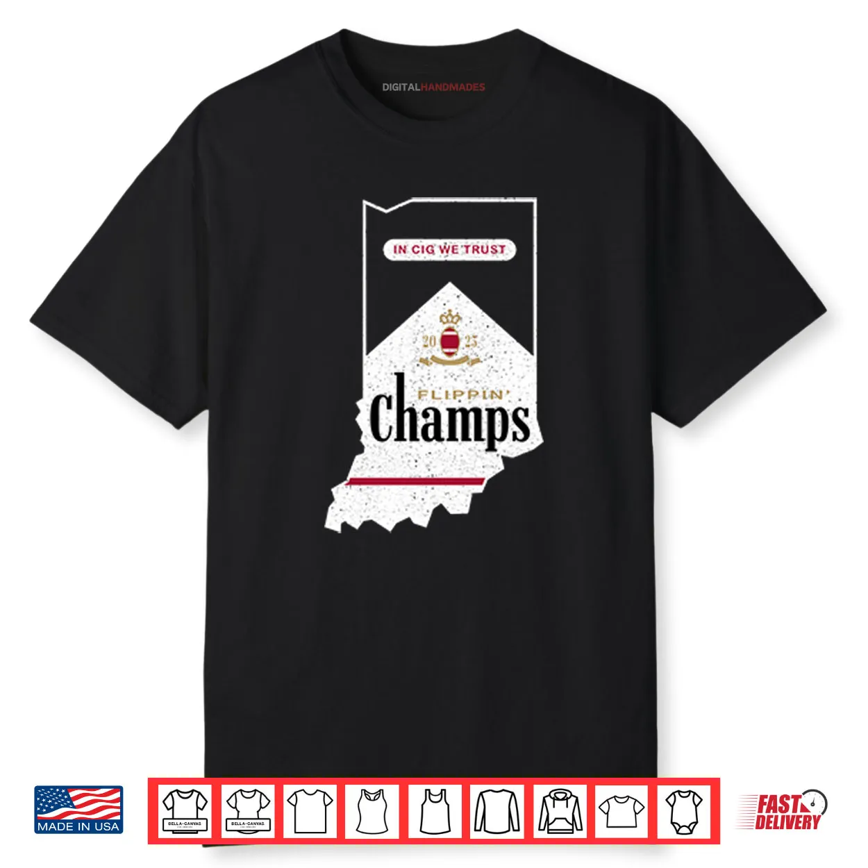 Indiana Hoosiers Flippin’ Champs In Cig We Trust Shirt Indiana Hoosiers Flippin’ Champs In Cig We Trust Shirt