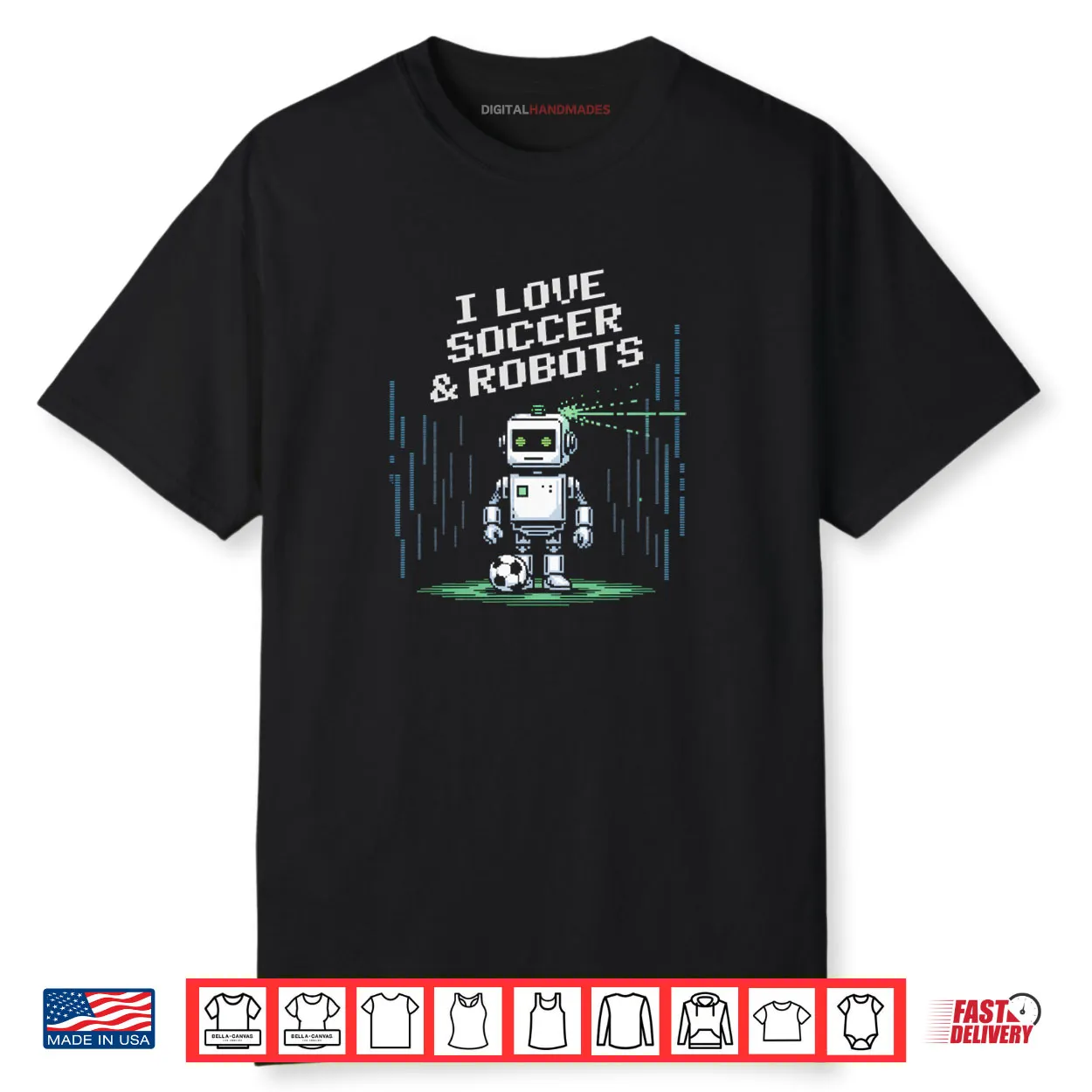 Kawaii Love Soccer & Robots Just Boy Who Win Goalie Shirt Kawaii Love Soccer & Robots Just Boy Who Win Goalie Shirt