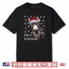 Merry Kissmyass Funny Donkey Christmas Shirt