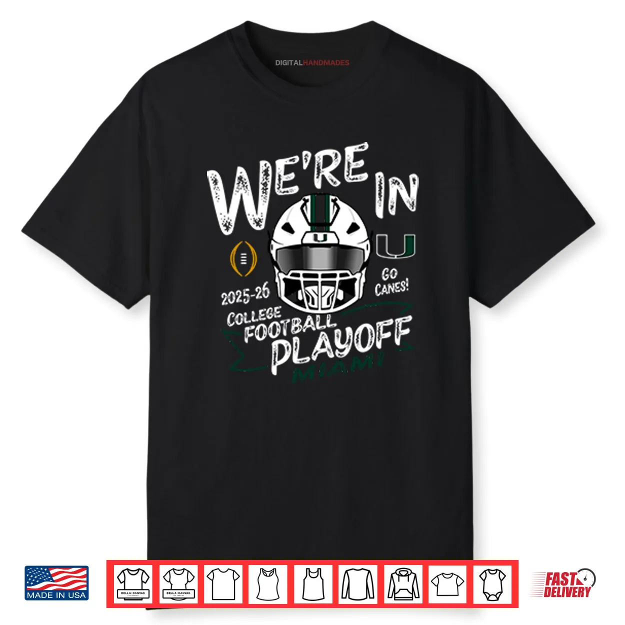 Miami Hurricanes CFP College Football Playoff 2025 26 Shirt Miami Hurricanes CFP College Football Playoff 2025 26 Shirt