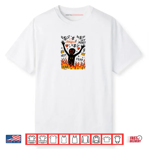 Money or Friends Streetwear Graphic Shirt