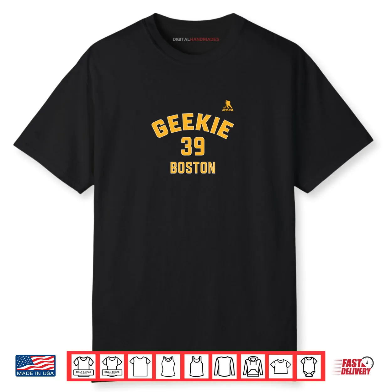 Morgan Geekie Boston Name & Number Shirt Morgan Geekie Boston Name & Number Shirt