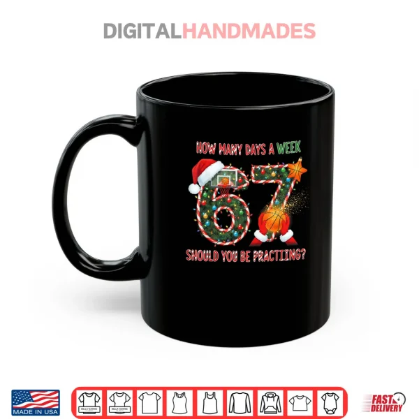 Mug 67 Christmas 6 7 Meme Basketball Pajamas Shirt