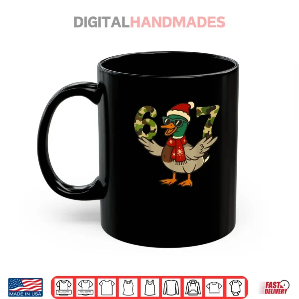 Mug 67 Mallard Duck Christmas 6 7 Meme Camo Hunting Shirt