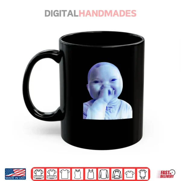 AI Baby Holding Laugh Meme Viral Trend Shirt 3 Mug AI Baby Holding Laugh Meme Viral Trend Shirt