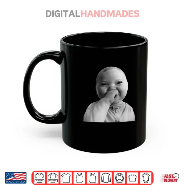 Mug AI Baby Meme Funny Ai Laughing Baby Meme Shirt