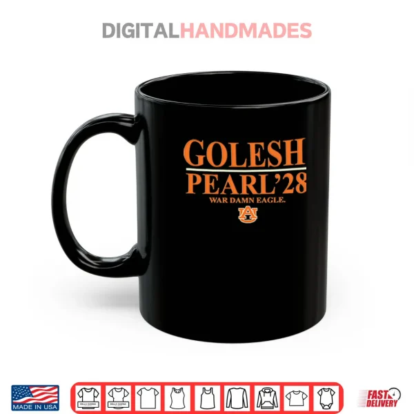 Mug Auburn Tigers Golesh Pearl 28 War Damn Eagle Shirt