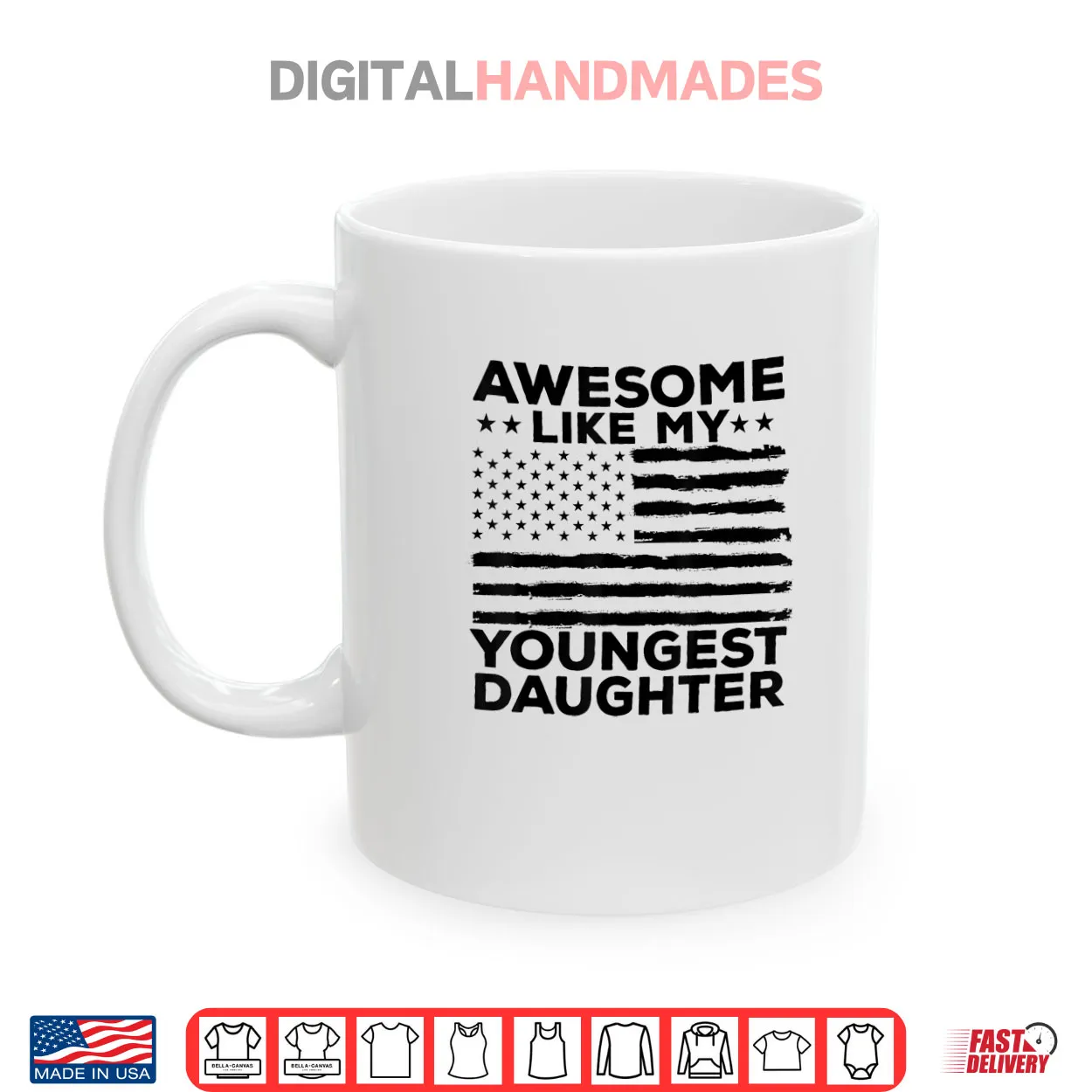 Awesome Like My Youngest Daughter Father’s Day Mother’s Day Shirt Awesome Like My Youngest Daughter Father’s Day Mother’s Day Shirt