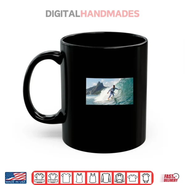 Mug BJJ Surfer Riding The Wave Shirt