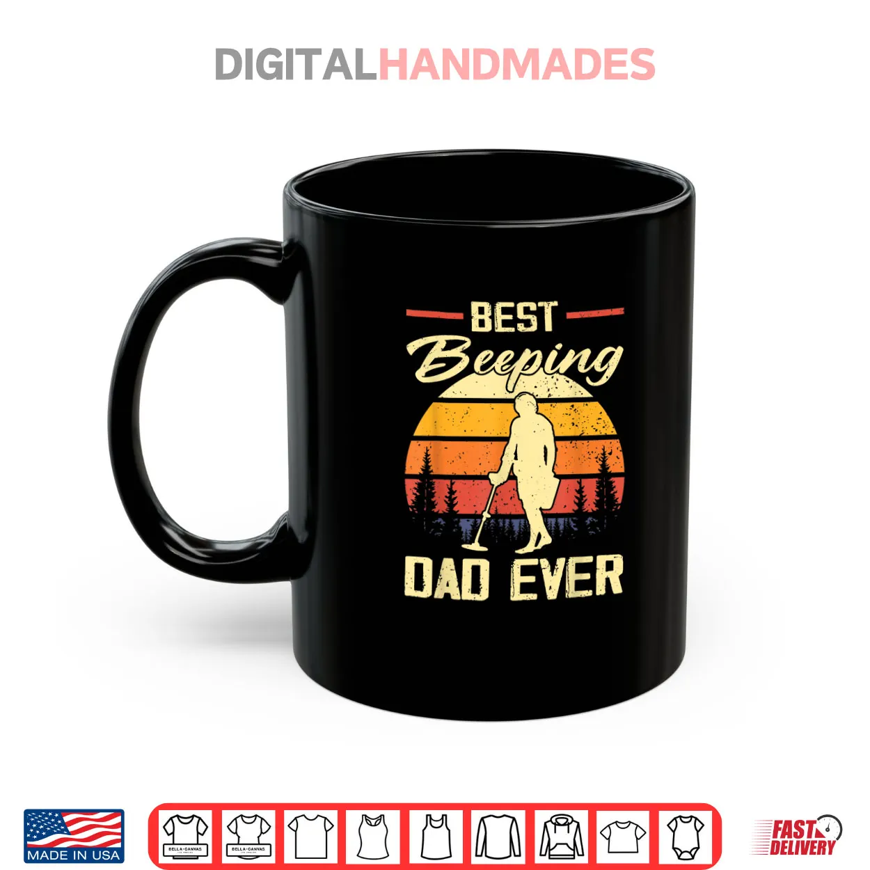 Best Beeping Dad Ever Treasure Hunter Metal Detecting Dad Shirt Best Beeping Dad Ever Treasure Hunter Metal Detecting Dad Shirt